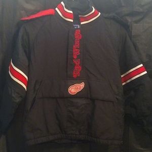 90's Starter NHL Detroit Red Wings hooded coat